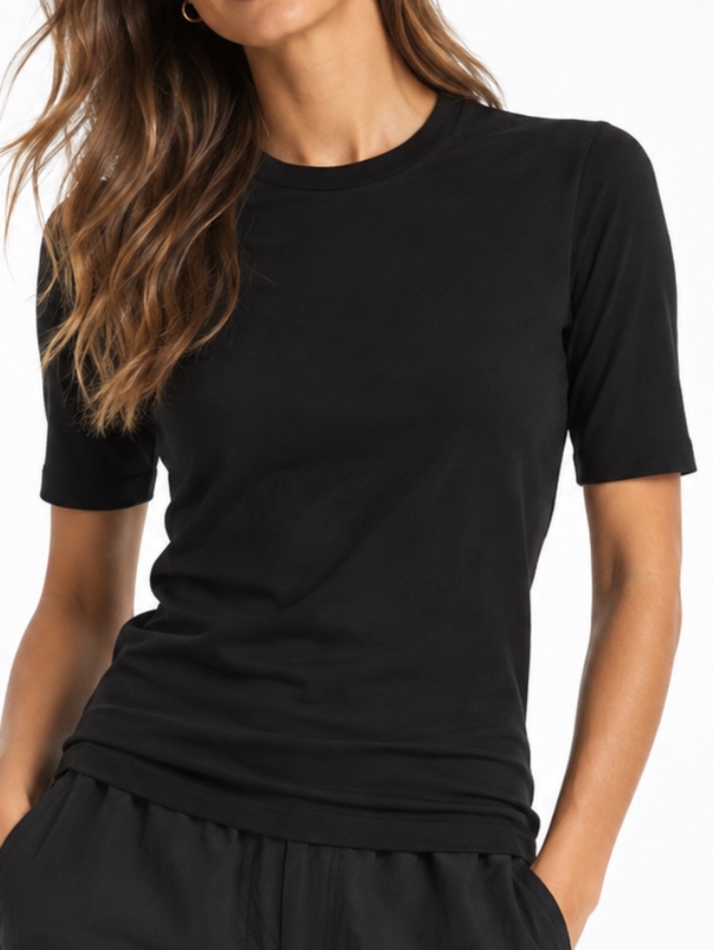 Veilance by Arc’teryx Frame Merino Wool Short Sleeve Shirt – Black – Size Large